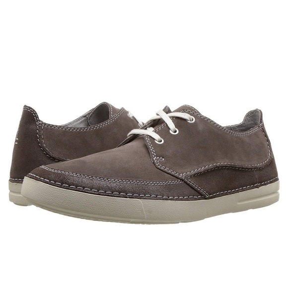 COLECTIONS CLARKS Gosler Edge Sneaker Taupe Suede - Picture 3 of 7